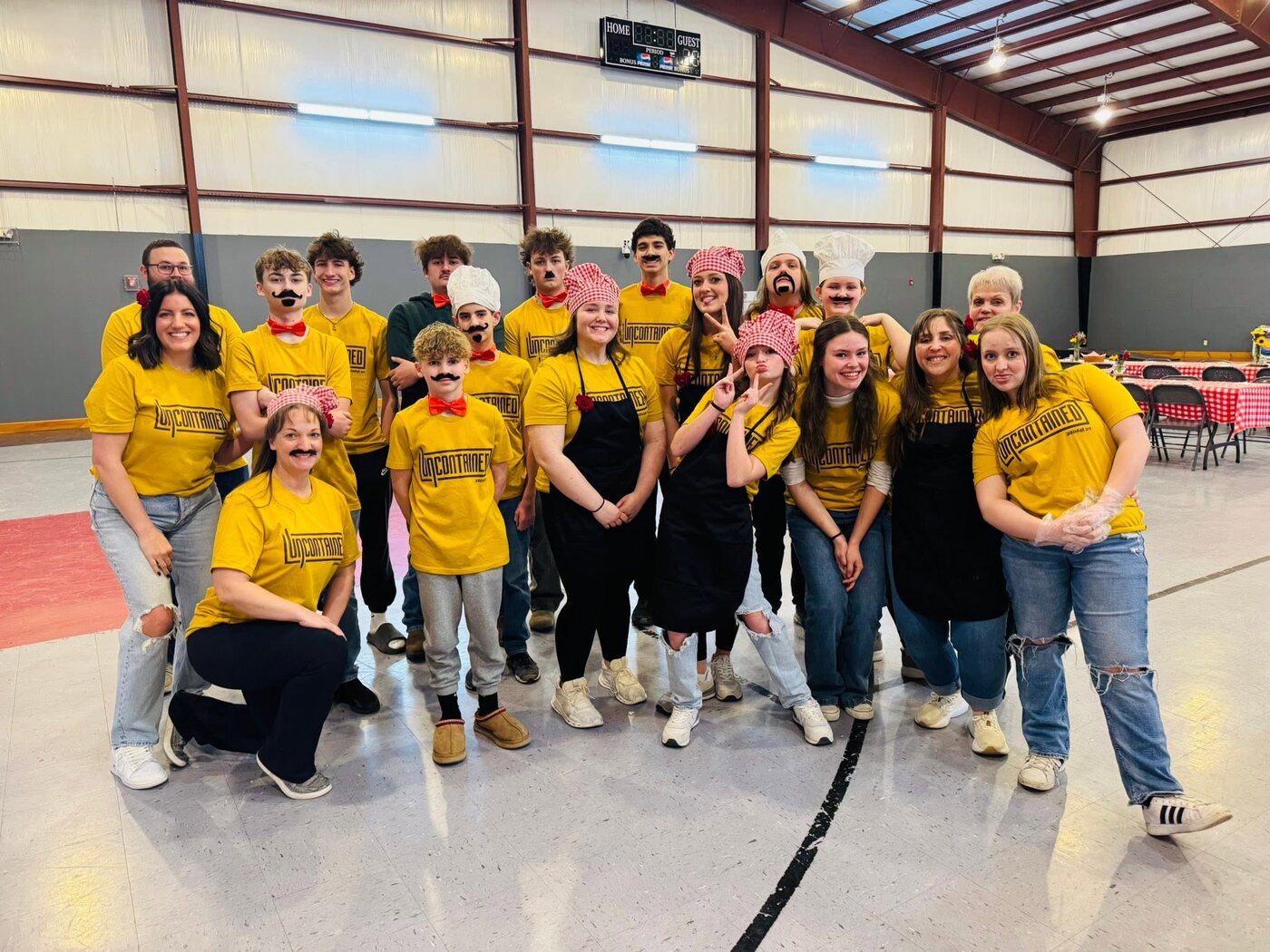 aFireWithin students and leaders together at a themed church event
